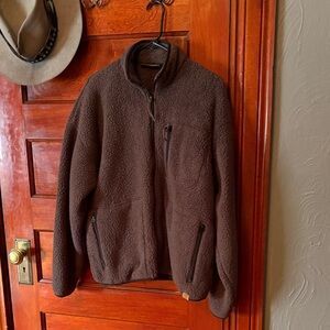 Timberland Men's Chocolate Zip-Up Sweater 24/7 Snall